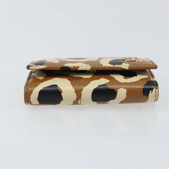 GUCCI Key Case Leather Brown Gold 354499 Auth - Picture 7 of 16